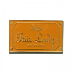 Korkealaatuinen Mukautettu brändi muoti mattapintainen metalli Nimitys Label Silk Printing alumiiniliiketoiminnasta käyntikortti oma logo